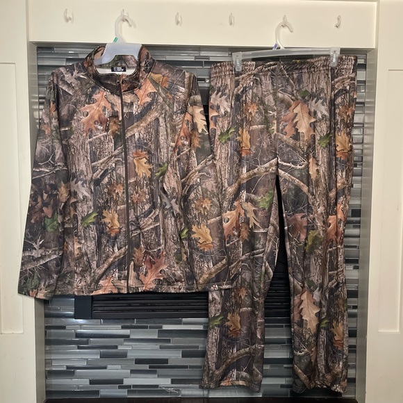 Ridge Hunter Men's Woodland Camo Jacket / Pants Combo Size XL - Picture 2 of 9